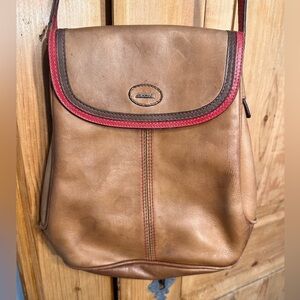 Saccardi Handmade Italian Leather Crossbody Bag Unique